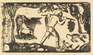 Tahitian Carrying Bananas by Paul Gauguin