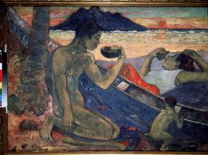 The Canoe by Paul Gauguin