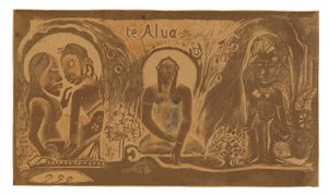 The God, from the Noa Noa Suite by Paul Gauguin