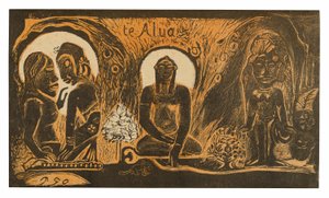The God, from the Noa Noa Suite by Paul Gauguin