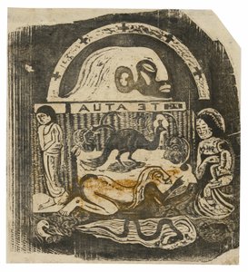 The God, from the Suite of Late Wood-Block Prints by Paul Gauguin