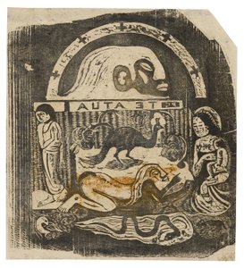 The God, from the Suite of Late Wood-Block Prints by Paul Gauguin