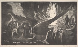 The Devil Speaks by Paul Gauguin