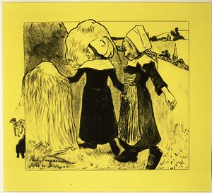 The Joys of Brittany, from the Volpini Suite: Dessins lithographiques
