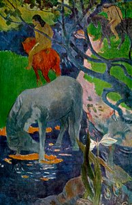 The White Horse by Paul Gauguin