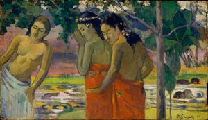Three Tahitian Women by Paul Gauguin