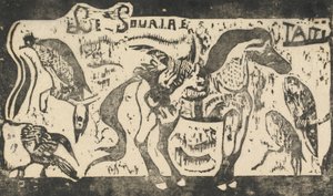 Title Page for Le Sourire, in or after 1895 by Paul Gauguin
