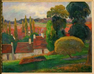 A Farm in Brittany by Paul Gauguin