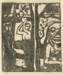 Woman Picking Fruit and the Savage
