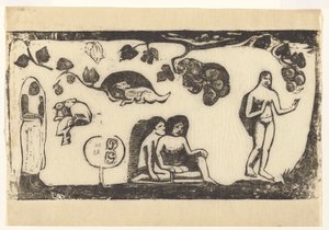 Women, Animals, and Foliage by Paul Gauguin