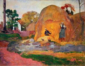 Yellow Haystacks, or Golden Harvest by Paul Gauguin