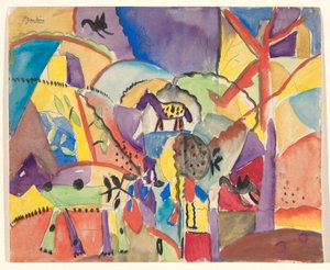 Composition with Horses by Paul Gaulois