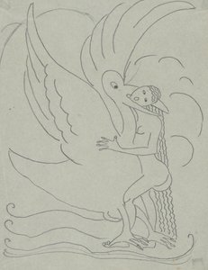 Leda and the Swan by Paul Gaulois