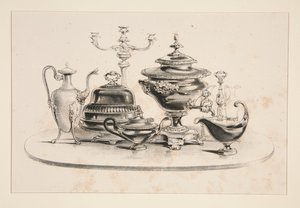 (?). (SILVERSMITH PIECES.) by Paul Gavarni