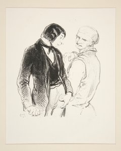 Paternal Reprimand by Paul Gavarni