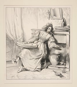 Adolphe! Adolphe! Do you want to make your Eugenie die! by Paul Gavarni