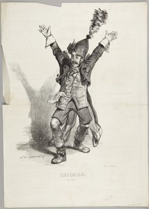 #1 of the Series: "Souvenirs of the Chicard Ball" by Paul Gavarni