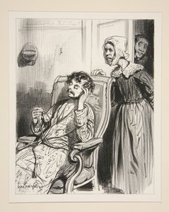 Alcibiades Cliquet Rented a Room... by Paul Gavarni