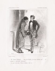 Baliverneries Parisiennes: Ah! Monsieur Radiguet by Paul Gavarni