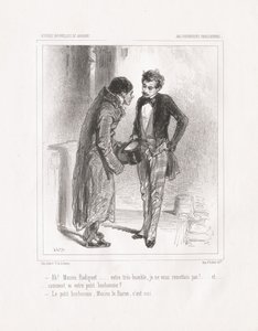 Baliverneries Parisiennes: Ah! Monsieur Radiguet by Paul Gavarni