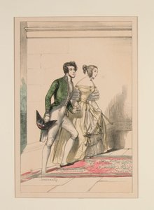 Court Costume 1837, ... by Paul Gavarni