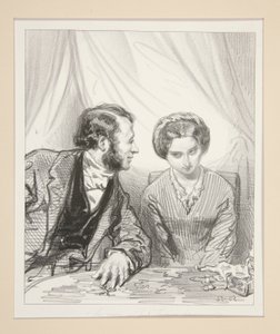 How Badly You Lie, My Dear by Paul Gavarni