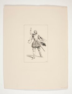 Costume of Marcel, played by Levasseur by Paul Gavarni