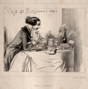 Croquis Fantastique: Bon Appetit by Paul Gavarni