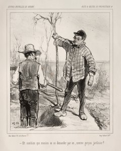 Faite et Gestes du Propriétaire by Paul Gavarni