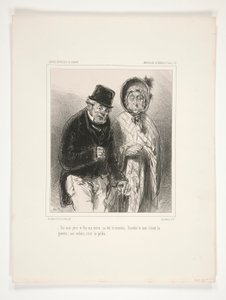 My Late Father and My Late Mother by Paul Gavarni