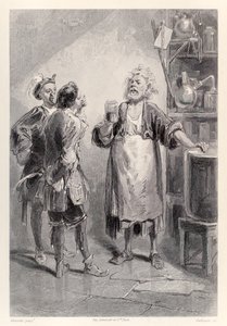 Gulliver Enters a Room in the Grand Academy of Lagado Filled with a Repulsive Odour, from French Edition of Gulliver