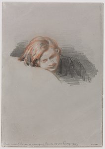 Head of a Young Man Study for L