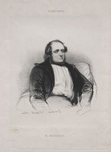 Henri Bonaventure Monnier by Paul Gavarni