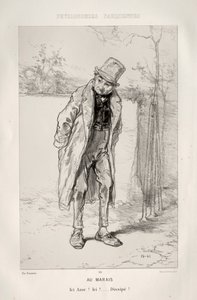 In the Quarter of the Marais by Paul Gavarni