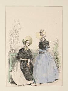 July 1837. Straw Hats by Paul Gavarni