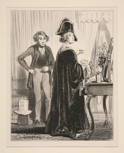 I Asked for a Small Hat!... by Paul Gavarni