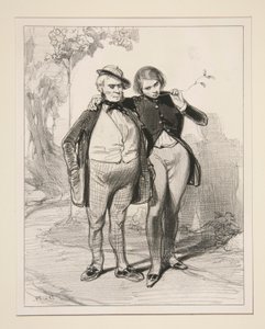 I Have Not Kept the Fifty Francs You Owe Me for Six Months by Paul Gavarni