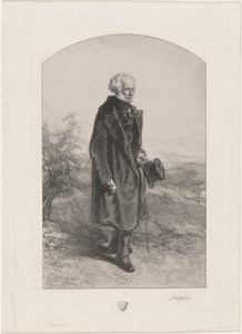 Jean Baptiste Isabey by Paul Gavarni