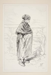 THE FISHMONGER not coquettish. by Paul Gavarni