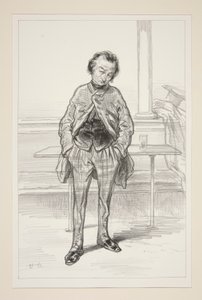 The Comedian, Comic and Often Melancholic by Paul Gavarni