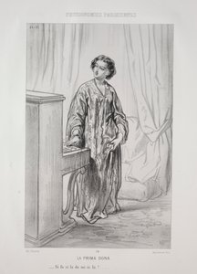 The Prima Donna by Paul Gavarni