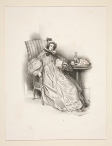 The Dressing Gown by Paul Gavarni