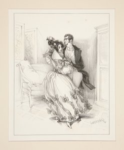 The Waltz by Paul Gavarni