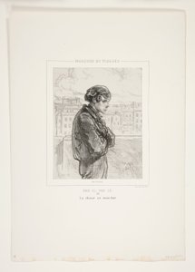 The Handkerchief Hunt by Paul Gavarni