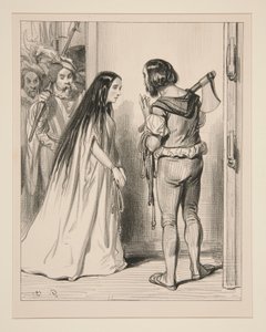 The Executioner: - I tell you, you are making eyes at the little one by Paul Gavarni