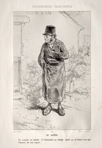 Le Lundi by Paul Gavarni