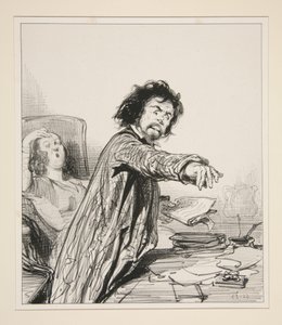 The Husband Playwright by Paul Gavarni