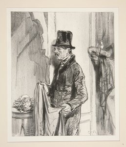 The Husband of Miss Cigale by Paul Gavarni