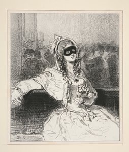 The Mask Lies Well: Female Diogenes by Paul Gavarni