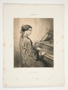 The Women Artists / Mistress W.G... by Paul Gavarni